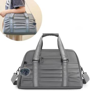 Imagem de Bolsa Academia Esportes Treino Fitness Mala Viagem Cinza - M3M