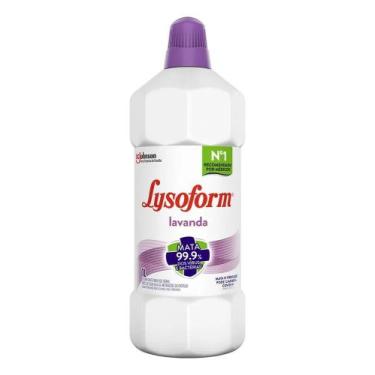 Imagem de Desinfetante Bruto 1 Litro Lysoform Liquido Lavanda Limpeza - Congratu