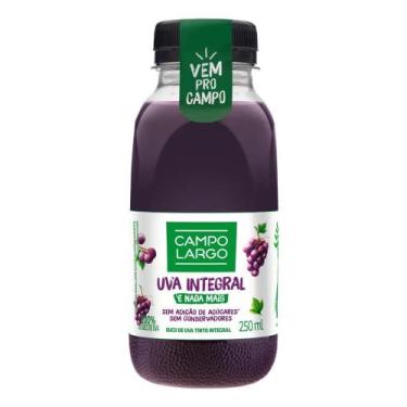 Imagem de Suco Uva Integral Campo Largo 250ml Sem Glúten Sem Conservan