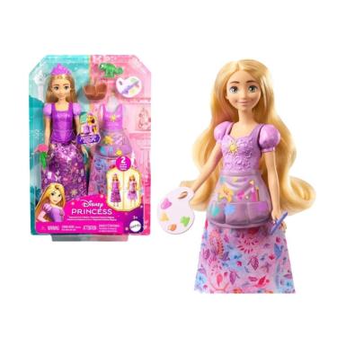 Imagem de Boneca Rapunzel Mudança de Vestido Disney Princesa - Mattel