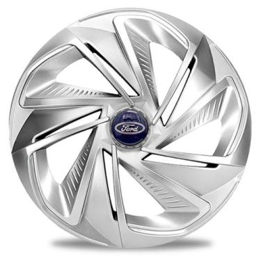 Imagem de Calota Esportiva Aro 14 Nitro Prata Ford Ka Fiesta Focus - Elitte