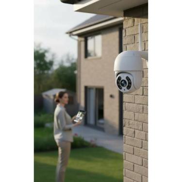 Imagem de Câmera Segurança HD 1080p Wifi 2.4GHz Noturna IP - Congratulations Sto