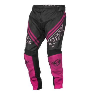 Imagem de Calça Motocross Adulto Masculino Feminino Pro Tork Brave Proteção, Ros