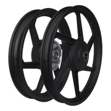 Imagem de Par De Roda Liga Leve 6 Palitos Honda Biz 125 2006 Á 2021 - Fabreck