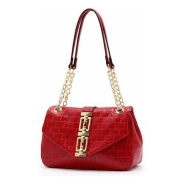 Imagem de Bolsa de Ombro Feminina Matelassê Elegance Moderna Chenson-Feminino