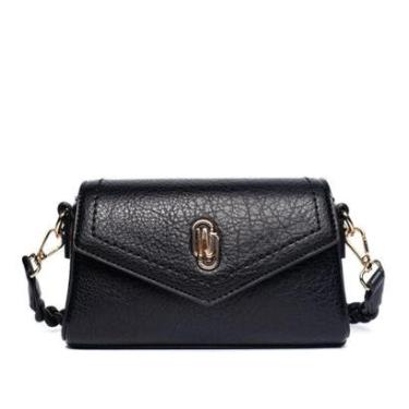 Imagem de Bolsa Feminina WJ Clutch Pequena Preto-Feminino