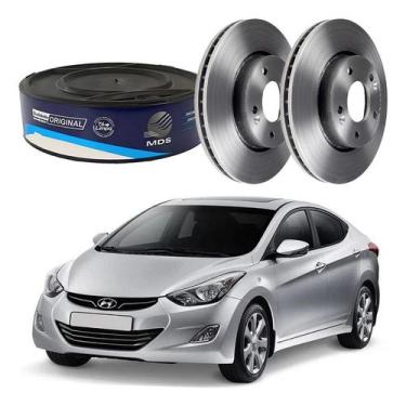 Imagem de Disco Freio Dianteiro Ventilado Elantra 1.8 2.0 2012 A 2013 - MDS
