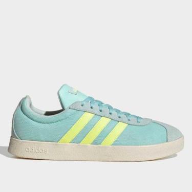 Imagem de Tênis Adidas Vl Court Base Feminino, Azul turquesa, 35