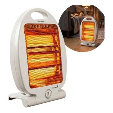 Imagem de Aquecedor eletrico domestico portatil quartzo 700w potente voltagem:22