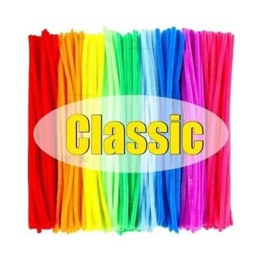 Imagem de Hastes De Chenille Coloridas, Limpadores De Cachimbo E Varetas De Tins