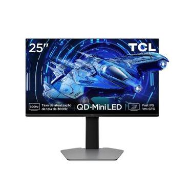 Imagem de Monitor Gamer TCL 25 Polegadas QD-Mini LED Full HD G64 300Hz 1ms (GtG) Freesync HDR 600 nits 25G64