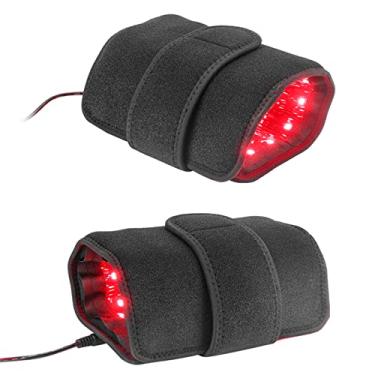 Imagem de Cinto de terapia com luz vermelha - Dispositivo de almofada de terapia leve para alívio da dor no braço | Cinto flexível para uso fitness com temporizador para articulações dos ombros no braço Alívio da dor muscular Elitzia ETTGL013