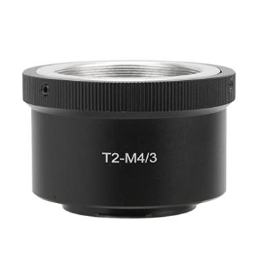 Imagem de Adaptador de lente T2 M4/3, conversor de lente totalmente manual resistente à oxidação anódica para montagem M4/3
