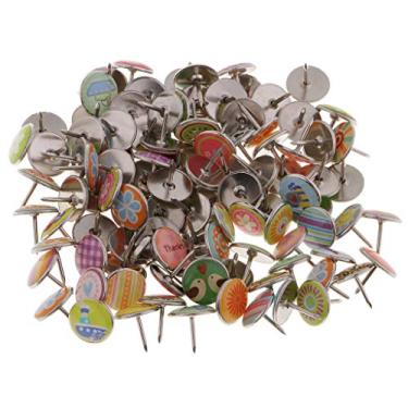 Imagem de Bonarty 50 peças de pinos de mapa, tachas de polegar, pinos de aço para polegar, materiais de escritório