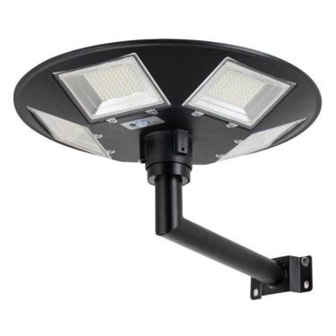 Imagem de Luminaria Solar Ovni 360 graus 400w Gigante Placa led Sensor Ilumina Holofote Jardim Casa Proteçao Disco Voador