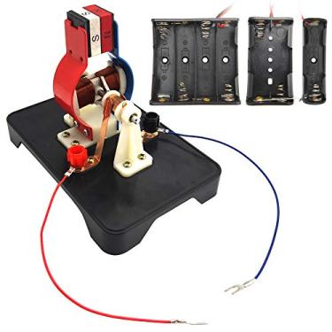 Imagem de EUDAX Kit de montagem de motor elétrico simples STEM DIY para laboratórios escolares, física, ciências, educação