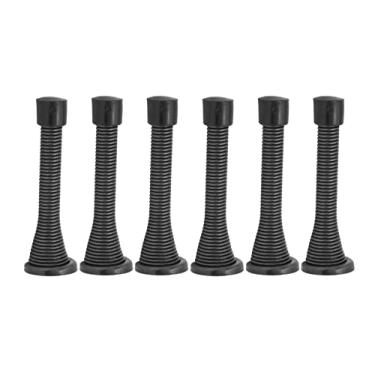 Imagem de Para-choque QCAA Flexível para porta de mola, 8,89 cm, aço, 6pcak, Matte Black