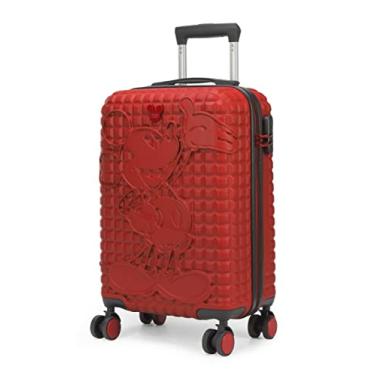 Imagem de Mala de Bordo do Mickey Vermelha com Rodas 360 by Luxcel Ref.10350