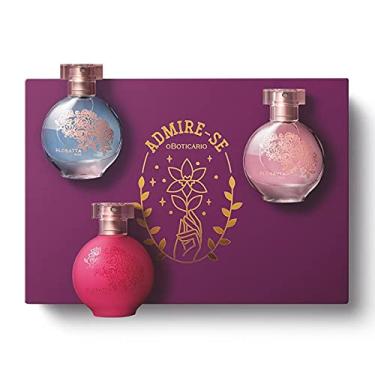 Imagem de Kit Presente Floratta Flowers Perfumaria - 01 Flores Secretas 30ml + 01 Floratta Blue 30ml + 01 Floratta Rose 30ml