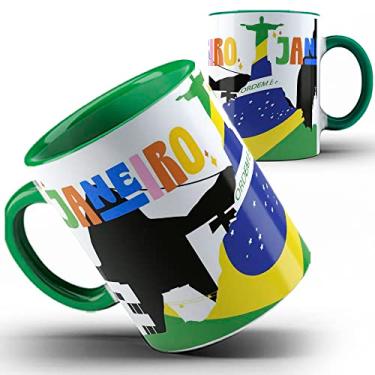 Imagem de Caneca xicara Brasil Rio de Janeiro (Verde)