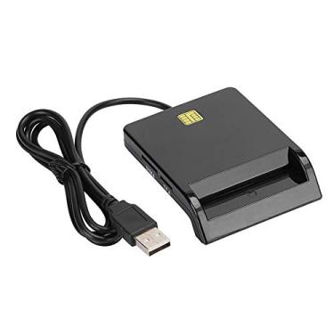 Imagem de Leitor de cartão, leitor de cartão USB, mais novo adaptador de cartão portátil CAC USB Smart Chip Reader, para Linux