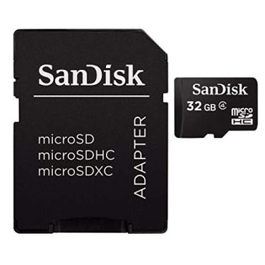 Imagem de Cartão Micro SDHC Card e Adapter 32GB, SanDisk, Preto