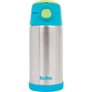 Imagem de Garrafa Térmica Parede Dupla Azul - Buba