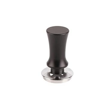 Imagem de QANYEGN Tamper De Café, Martelo De Prensa Manual, Prensa De Base Plana De Aço Inoxidável Para Borra De Café Acessório Para Máquinas De Barista(51mm-preto)