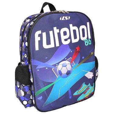Imagem de Mochila Masculina Infantil LS Futebol 86 Grande Com 4 Divisões - MO4238