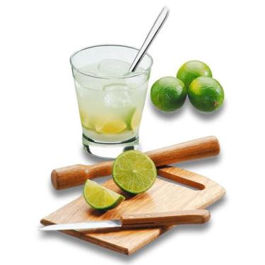 Imagem de Conjunto P/caipirinha 5 Pcs Lyon Brinox Aço Inox