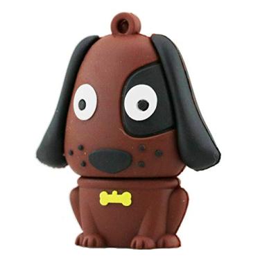 Imagem de 32 GB Brown Dog Modelo USB Flash Disk Cartão Flash Card U Disk Pen Drive USB 2.0 Flash Drive Flash Pen Drive Pen Drive Flash Memory Stick PenDrive