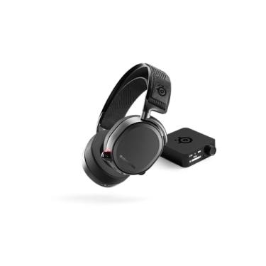 Imagem de SteelSeries Arctis Pro Wireless Gaming Headset - High Fidelity 2.4 GHz Wireless - Mixable Bluetooth - Non-Stop Dual Battery - OLED Base Station - AI Noise Canceling Mic - PC, PS5, PS4, Mobile - Black