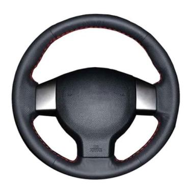 Imagem de Capa de volante, para Nissan Tiida 2004-2010, personalize couro costurado à mão DIY