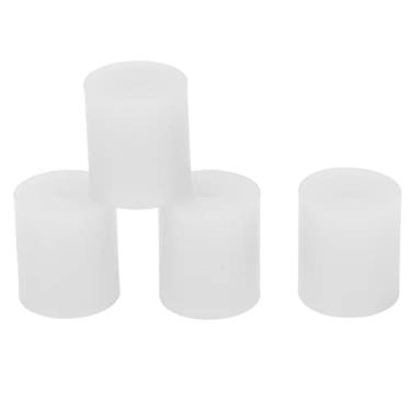 Imagem de 4 Peças de Coluna de Montagem de Cama Térmica, Durável 16 Mm/0,6 pol. Estável, Reduzindo Vibração, Resistente Ao Calor, Acessórios Práticos de Impressora para Ender 5 Plus (Branco)