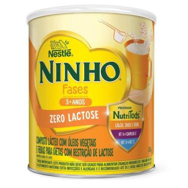 Imagem de Fórmula Infantil Sem Glúten Nestlé Ninho Forti+ Zero Lactose Lata 700G