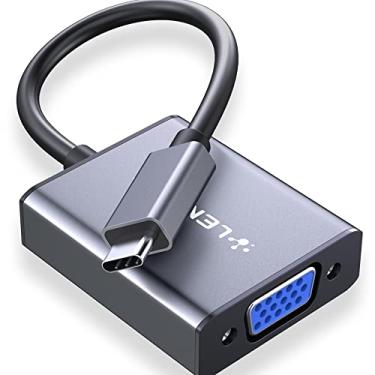 Imagem de LENTION Cabo adaptador USB C para VGA, conversor de monitor tipo C para VGA compatível com MacBook Pro 13/15/16 2023-2016, Mac/MacBook Air/Surface, iPad Chromebook, Galaxy, Dell XPS, telefone, mais (1080VGA, cinza espacial)