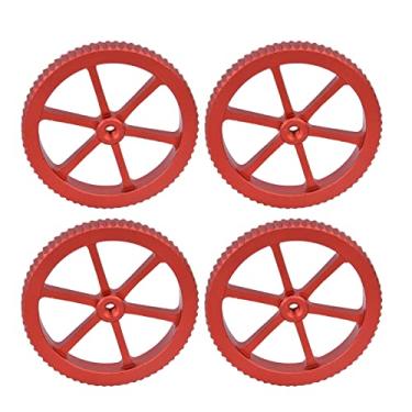 Imagem de Conjunto de porcas de nivelamento com 4 peças, conjunto de porcas de nivelamento de nivelamento CR10, liga de alumínio com mola, kit de acessórios de impressora 3D para ferramentas Ender 3