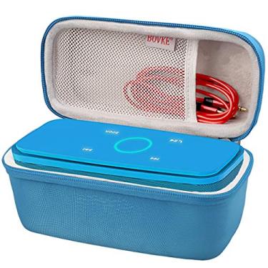 Imagem de Bolsa BOVKE para Doss SoundBox Touch sem fio Bluetooth V4.0 com alto-falante portátil de proteção EVA rígido para viagem à prova de choque Bolsa de transporte Bolsa Bolsa de armazenamento, azul