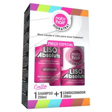 Imagem de Natu Hair Liso Absoluto - Shampoo 250ml + Condicionador 200M