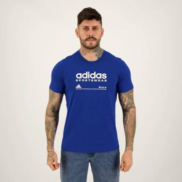 Imagem de Camiseta Adidas Lounge Azul-Masculino