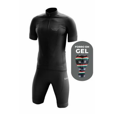 Imagem de Conjunto de Ciclismo Masculino Profissional Camisa+Bermuda com Forro em Gel Pro-Masculino