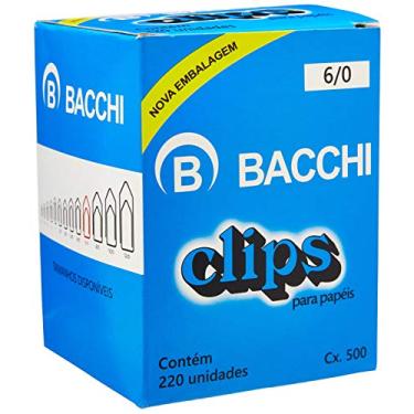 Imagem de Bacchi Clips Galvanizado, Aço 6/0, Caixa com 500 grs, Bacchi