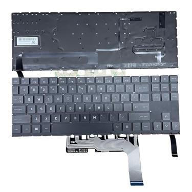 Imagem de YIJIATech Teclado de substituição com chave de fenda US Layout para HP OMEN 15-EN 15-EK TPN-Q238 TPN-Q236 15-en0000 15-en0013dx 15-en0023dx RGB Teclado retroiluminado colorido para laptop