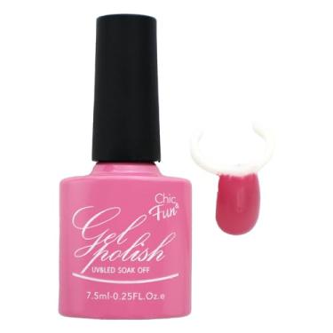 Imagem de Esmalte Em Gel Chic & Fun 7,5ml Led/uv Unhas Manicure Nail C/Registro (014, x 1un)