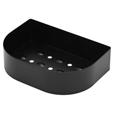 Imagem de Mimo Style Saboneteira 14cm, Feita Inteiramente em Aço Inoxidável Cor Preta, Com Fixação na Parede. Perfeita Para Seu Banheiro ou Lavanderia. Resistente, Durável e Prática Perfeita Para o Dia a Dia
