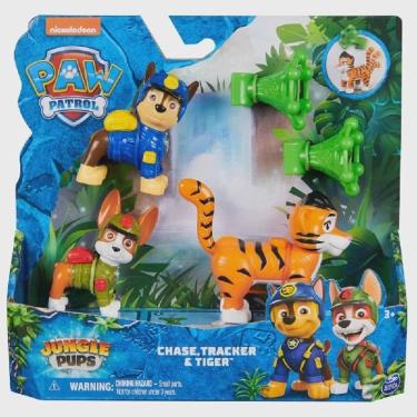 Imagem de Patrulha Canina KIT com 3 Chase Tracker e Tiger Jungle PUPS SUNNY 3583