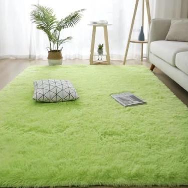 Imagem de KAIJIE Tapetes de área para sala de estar, tapete macio e fofo para quarto, tapete felpudo antiderrapante confortável para berçário, tapete moderno para decoração de casa 200 x 250 cm