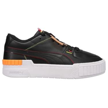 Imagem de PUMA Cali Sport City Lights Women's Sneakers in Black/Beetroot Purple/Orange Glow, Size 6