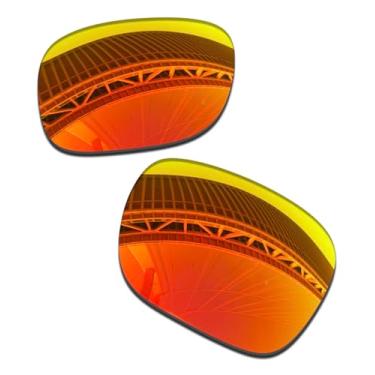 Imagem de LenzProse Lentes de reposição polarizadas de 2,0 mm para óculos de sol Oakley Holbrook Metal OO4123 55 mm, antiarranhões | Ajuste perfeito