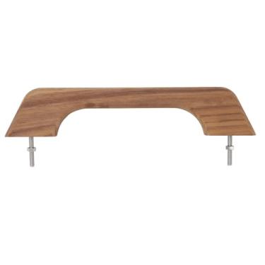 Imagem de Corrimão de Teca Alça de Laço de 12 Polegadas, Madeira Maciça para Barco RV, Acessório Marinho Ergonômico Resistente às Intempéries, Design Elegante e Durabilidade de Longa Duração